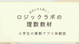 小学生の算数に役立つロジックラボの理数教材を実際に体験したレビュー記事のアイキャッチ画像
